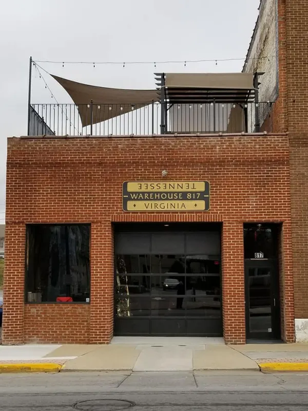 Street view of the Warehouse 817 storefront